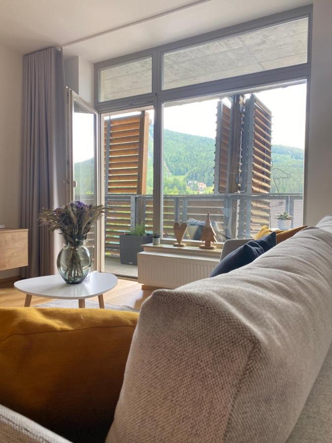Luxusni Apartman U Sjezdovek S Garazi Harrachov Exterior foto